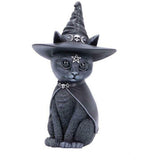 🎃Halloween magic black cat sculpture