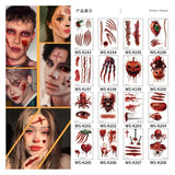 😈Halloween Prank Makeup Temporary Tattoo😈