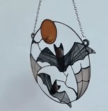 🦇Gothic Bat Moon Suncatcher🌙