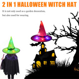 🤩Halloween Decorations Glowing Witch Hat🤩