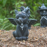 🎃Halloween magic black cat sculpture